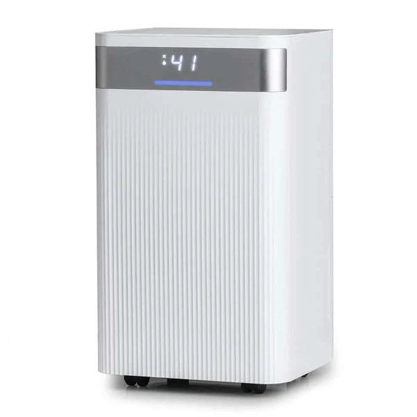 32 Pints 2000 Sq.ft Basement Dehumidifier with Drain Hose, 24H Timer & 3 - Color Indicator, Quiet Portable Dehumidifier for Home, Bedroom, Bathroom